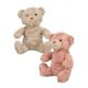 Teddy | Valentine’s Day plüss maci – 24 cm (pink-bézs)