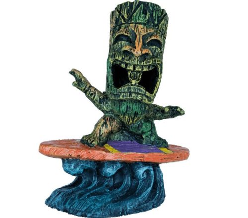 SuperFish |  DECO TIKI SURFER | Szörföző Tiki, dekoráció - 10,5x6,5x13,5 cm