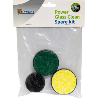 SuperFish | Power Glass Clean – Spare Kit - cserealkatrész-készlet