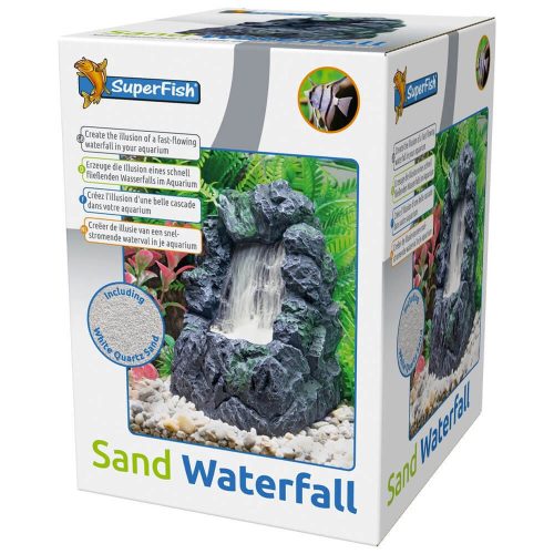 SuperFish | Deco Sand Water Fall Kit | Homokvízesés dekorációs szett akváriumba – 139 x 113 x 164 mm