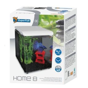   SUPERFISH | HOME 8 AQUARIUM WHITE | Avárium, fehér színben - 8 L