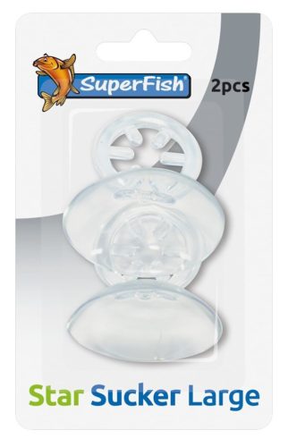 SuperFish | Star Sucker Large  - 2x erős, nagy méretű tapadókorong szett /2db