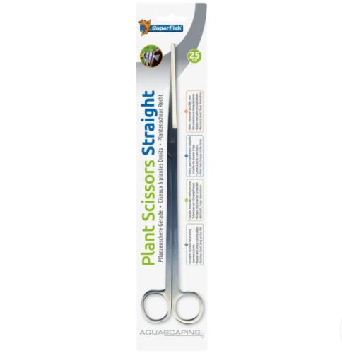 SuperFish | STAINLESS PLANT SCISSORS | Rozsdamentes acél növényi olló - 25 cm