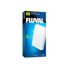   Fluval "U2" Foam Pad | Szűrőbetét (Fluval U2, habszivacs belső szűrőhöz) - 2 db