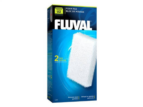 Fluval "U2" Foam Pad | Szűrőbetét (Fluval U2, habszivacs belső szűrőhöz) - 2 db