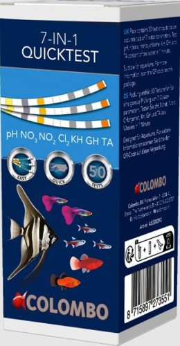 COLOMBO | AQUA QUICKTEST 6 | Gyors víztesz - 50 csík