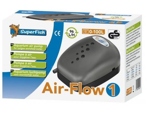 SUPERFISH | AIRFLOW 1 WAY | Akváriumi légszivattyú - 0-100 L