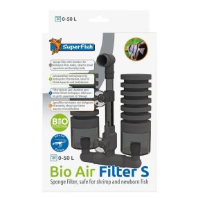  SuperFish Bio Air Filter S | Levegővel működő szivacsszűrő 0–50 l