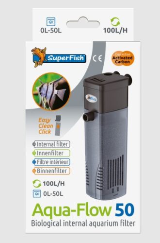 SuperFish | AQUAFLOW 50 FILTER | Belső szűrő - 100 L/H