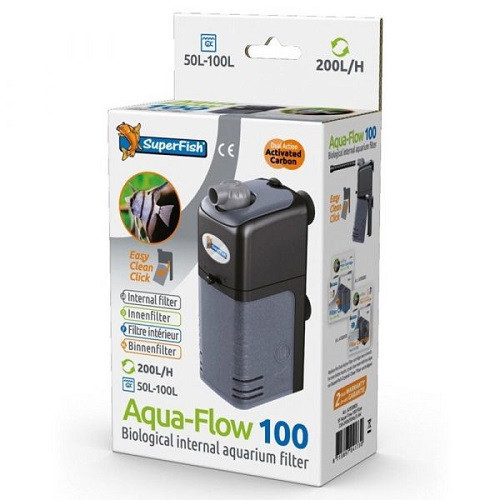 SuperFish | AquaFlow 100 Filter (200 L/H) - Akváriumi belső szűrő