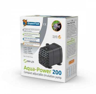 SuperFish | AQUAPOWER 200 | Akváriumi szivattyú - 200 l/h