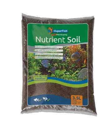 SUPERFISH | AQUA PLANT NUTRIENT SOIL | Tápanyagban gazdag növényi talaj - 3,5 L