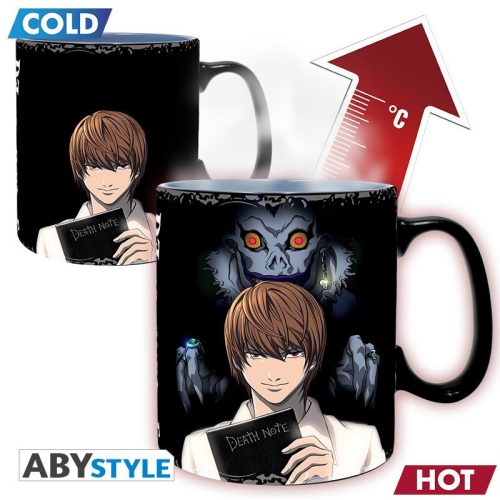 DEATH NOTE Heat Change Mug Kira & L King size - bögre