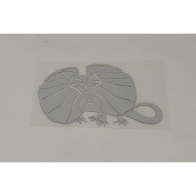 Galléros gyík matrica – ezüst