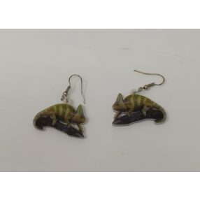 Fülbevaló Kaméleon – Akasztós - 1pár