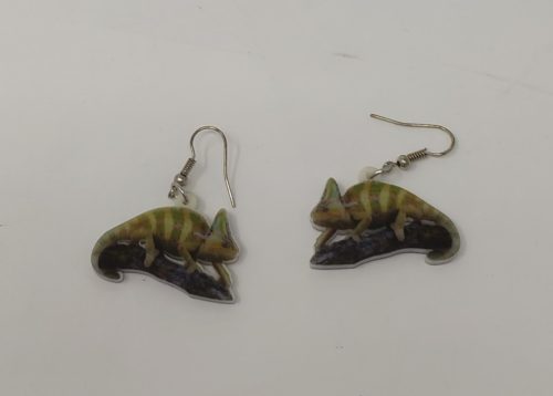 Fülbevaló Kaméleon – Akasztós - 1pár