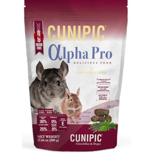 Cunipic | Alpha Pro | Teljesértekű Csincsilla eledel - 500 g