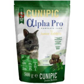   Cunipic | Alpha Pro | Teljesértékű, kölyök nyúl eledel  - 500 g