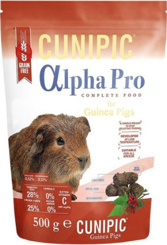 Cunipic | Alpha Pro | Teljesértékű Tengerimalac eledel - 500 g