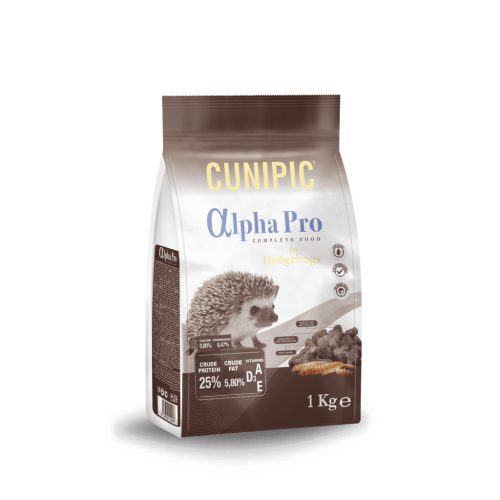 Cunipic - Alpha Pro - Teljesértékű felnőtt sün eledel - 1 Kg