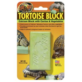   Zoo Med | Tortoise Block | Kalciumos ásványi blokk szárazföldi teknősöknek – 142 g