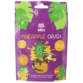   Blue River Diets Pineapple Crush | Prémium ananászos komplett eledel gyümölcsevő gekkók számára – 60 g