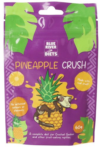 Blue River Diets Pineapple Crush | Prémium ananászos komplett eledel gyümölcsevő gekkók számára – 60 g