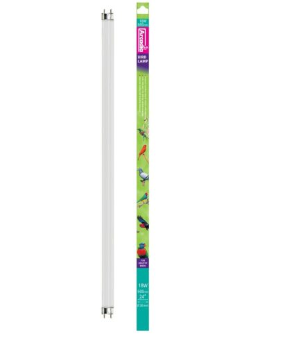Arcadia | BIRD LAMP T8 | UVB fénycső a D3-vitamin termelés támogatásához díszmadarak számára 2.4% - 18 W/60 cm