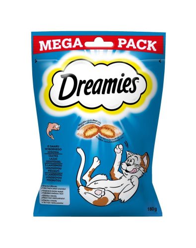 Dreamies | Töltött falatkák | Jutalomfalat | Lazacos - 180 g