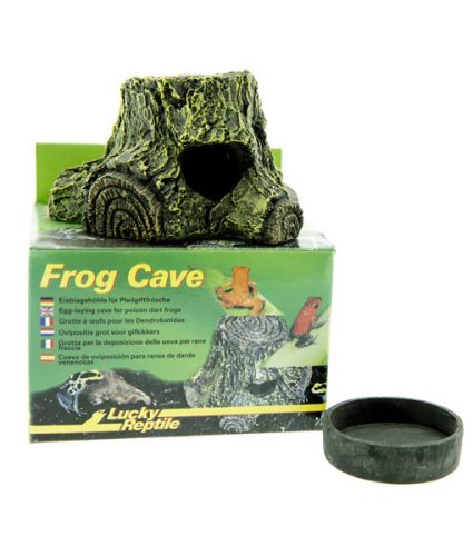 Lucky Reptile | Frog Cave approx 12.5x11.5x7cm - búvóhely békáknak és kisebb kétéltűeknek