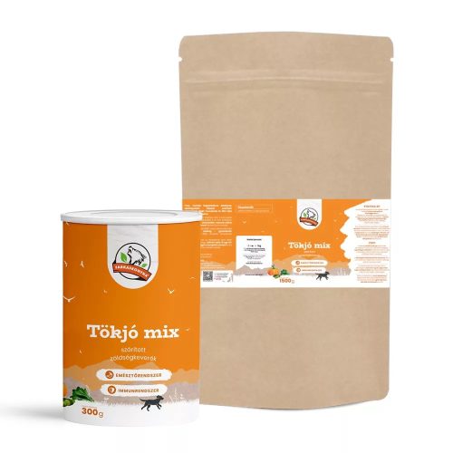 Farkaskonyha | Tökjó Mix – sütőtökös zöldségmix kutyáknak 300 g
