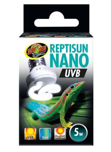 Zoo Med Reptisun Nano UVB | Kompakt UVB fényforrás kisméretű terráriumokhoz – 5 W