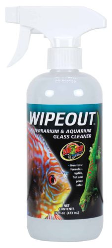 Zoo Med | Wipeout | 100% növényi alapú terrárium és akvárium üvegtisztító – 473 ml