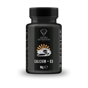   Gecko Nutrition Calcium + D3 | Vitaminnal dúsított kalcium készítmény hüllők részére - 50 g