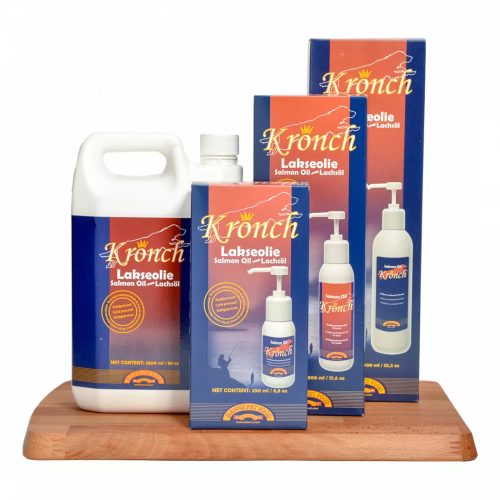 Henne Kronch | Hidegen sajtolt lazacolaj – Omega-3 és Omega-6 kutyáknak és macskáknak 1000ml