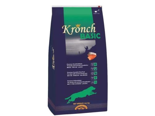 Henne Kronch | Basic – Prémium lazacos kutyatáp felnőtt kutyáknak - 13,5 kg