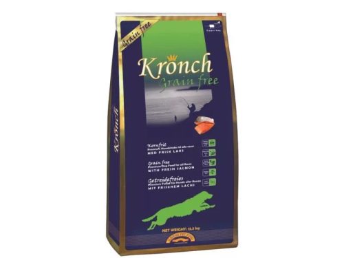 Henne Kronch | Grain Free – gabonamentes lazacos kutyatáp érzékeny és allergiás kutyáknak - 13,5 kg