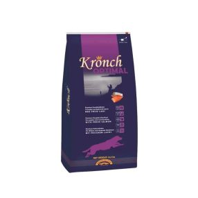   Henne Kronch | Optimal – lazacos eledel kölyökkutyáknak, szoptatós szukáknak és sportkutyáknak - 13,5 kg