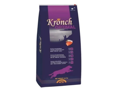 Henne Kronch | Optimal – lazacos eledel kölyökkutyáknak, szoptatós szukáknak és sportkutyáknak - 13,5 kg