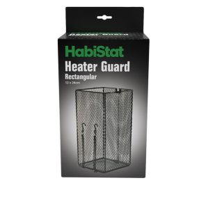   Habistat | Heater Guard Rectangular | Porszórt fémburkolat kerámia hőleadókhoz  - 12x24 cm