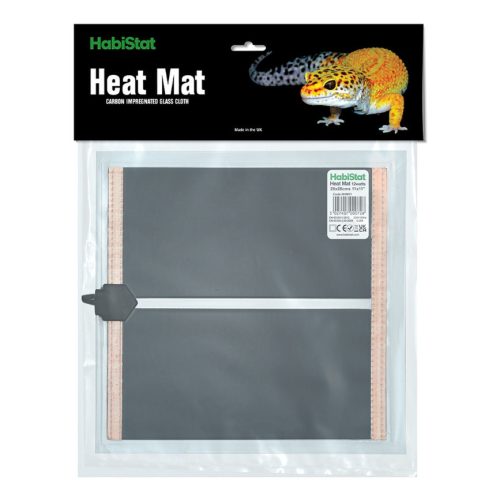 HabiStat | Heat Mat | Karbonszálas hőszőnyeg terráriumi hüllők számára - 12 W/28x28 cm