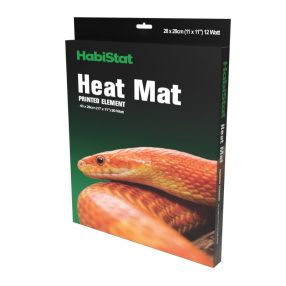   HabiStat | Heat Mat Carbon Printed | Energiatakarékos hőszőnyeg terráriumi hüllők számára – 12 W/28 × 28 cm