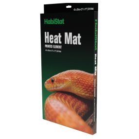   HabiStat | Heat Mat Carbon Printed | Energiatakarékos hőszőnyeg terráriumi hüllők számára - 20 W/43x28 cm