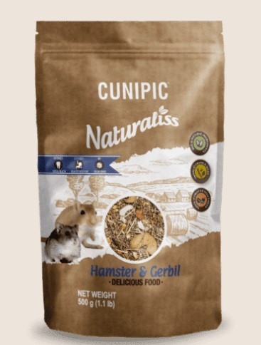 Cunipic | Naturaliss Happy Pack Hamster | Teljesértékű hörcsög eledel - 500 g