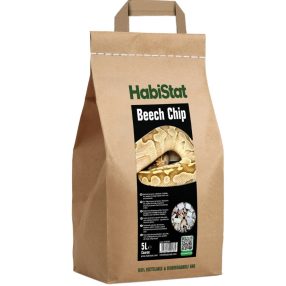   HabiStat | Beech Chip | Természetes bükkfaforgács hüllők és kisemlősök számára – 5 liter