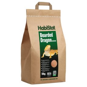   HabiStat | Bearded Dragon Bedding | Sivatagi talaj agámák számára - 10 kg