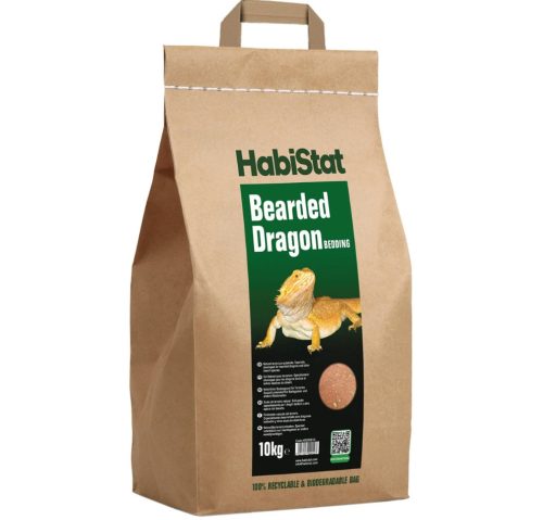 HabiStat | Bearded Dragon Bedding | Sivatagi talaj agámák számára - 10 kg