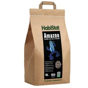   HabiStat | Amazon Sinking Clay Ball | Süllyedő agyaggolyók terráriumi élőhely stabilizálásához hüllők és kétéltűek számára - 10 L