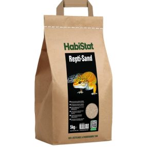   HabiStat | ReptiSand Calcium | Kalciumban gazdag ásványi homok hüllők számára - 5 kg