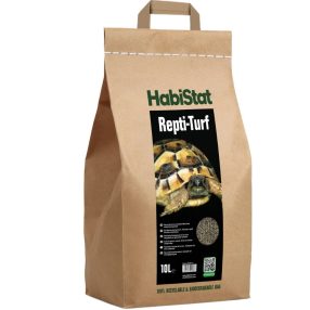   HabiStat | Repti Turf | Természetes préselt növényi talaj teknősök számára - 10 L